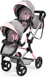 Bayer Design 26233AA Puppenwagen, Zwillingspuppenwagen, Geschwisterwagen - Bild 1 von 5