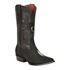 B22pma - Cuadra Black Dress Cowboy Stingray Leather Boots For Men