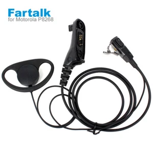 D Earhook PTT Zestaw słuchawkowy douszny MIC do Motorola XPR6500 XPR6300 Xir P8268 DP3400 - Zdjęcie 1 z 6