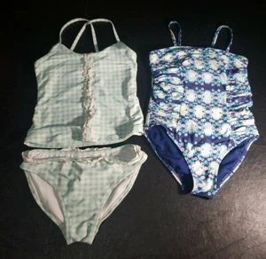 Girls Swimsuit Lot - Jessica Simpson / Old Navy - Size 7 / S - Tankini Bikini - Picture 1 of 7