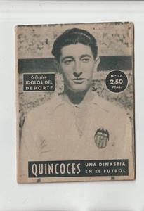 Mini Revista Idolos del Deporte Futbol Quincoses año 1958 (HC-35) - Picture 1 of 1