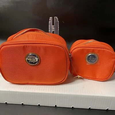 Joy Mangano Orange 2  Piece Travelease Travel Set - Image 1 of 4