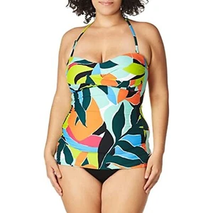 MSRP $68 Anne Cole Women's Standard Multicolored Tankini Size XS - Picture 1 of 3