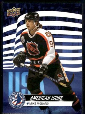 2022 Upper Deck National Hockey Card Day USA #USA-13 Mike Modano - Image 1 of 2