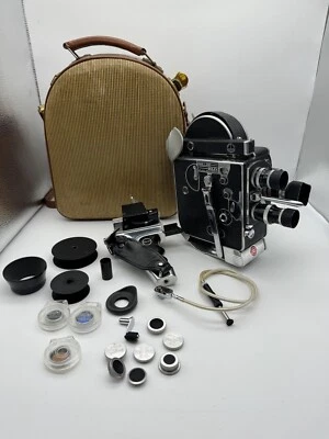 Bolex Paillard H8 / 8mm + 3x Objektive + Zubehör / Untested - Bild 1 von 4