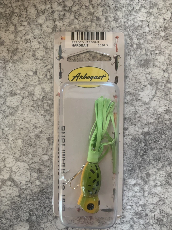 Arbogast Hula Popper 3/16 oz color rana vientre amarillo Foto 1 de 1