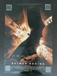 CHRISTOPHER NOLAN SIGNED AUTOGRAPH 27x40 FULL SIZE BATMAN BEGINS POSTER - RARE! - Picture 1 of 3