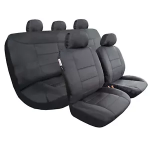 Per Hyundai Santa Fe 2017-2025 Set Completo Coprisedili Auto Tela Impermeabile 9pz - Foto 1 di 11