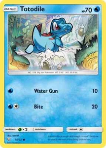 Totodile 18/73 Shining Legends Pokemon Card NM - Picture 1 of 1