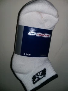 YOUTH REEBOK 3PK QUARTER SOCKS WITH PACKAGE - Picture 1 of 1