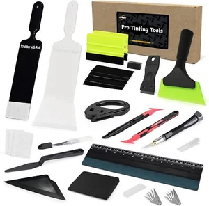 Window Tint Kit Vinyl Wrap Tool for Car Tinting Bulldozer Squeegee Windshield - Picture 1 of 8