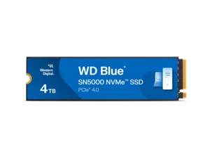 Western Digital 4TB WD Blue SN5000 NVMe SSD, PCIe Gen 4.0, bis zu 5.500 MB/s lesen - Bild 1 von 3