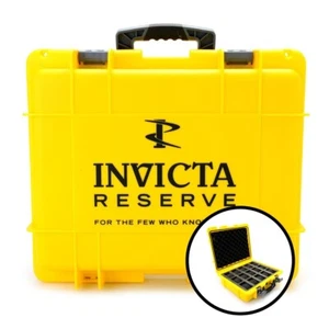 Invicta 15-Slot Dive Impact Watch Case, Yellow DC15YEL NEW - Picture 1 of 5