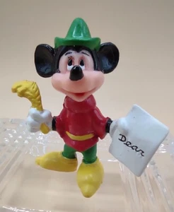 Mickey Mouse Shakespeare Dichter Miniatur 2" PVC Figur 80er Jahre - Bild 1 von 8