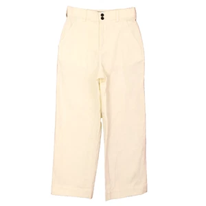 Everlane The Wide Leg Crop 00 Regular Bone Twill Stretch Cotton NWT B86 - Picture 1 of 6