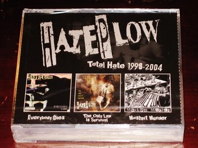 Hateplow: Total Hate 1998-2004 3 CD Box Set: Everybody, Only Law, Moshpit NEW Foto 1 de 2