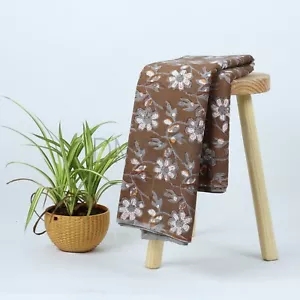 1 Yard Hand Block Blumendruck Baumwolle Handarbeit Dabu indischer Naturstoff - Bild 1 von 5