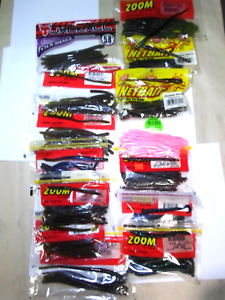 Zoom-Net Bait & Others Finesse Worms * 165 Worms * Lot of 14 Packages *