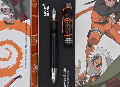 Caneta-tinteiro Montblanc 2022 Meisterstück resina LeGrand Naruto edição especial F - Imagem 1 de 4