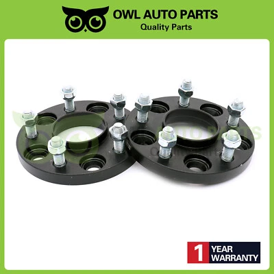 Pair 15mm Wheel Spacers Adapters 5x114.3 For Nissan GT-R Infiniti FX35 G25 M35  - Image 1 of 4