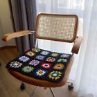 40X40cm Crochet Granny Square Throw Seat Cushion Blanket Tablecloth For Home Use
