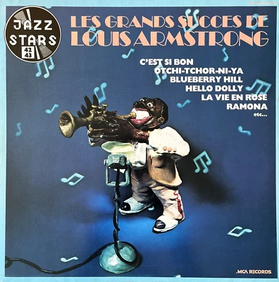 Louis Armstrong - Les Grands Succes De Louis Armstrong 2xLP Vinyl Record VG+ - Image 1 of 4