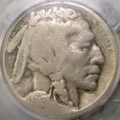1913 S BUFFALO INDIAN HEAD NICKEL TYPE 2 APPEALING SEMI KEY NICE HORN *PCGS G 4* - Image 1 of 3