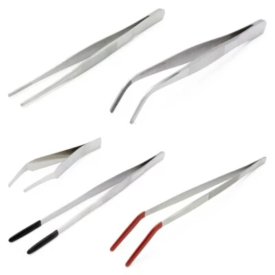 TERRA EXOTICA Futterpinzette aus Edelstahl - abgewinkelt 30 cm - Fütterungshilfe