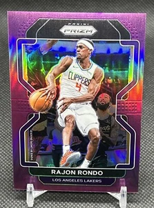 2021-22 Panini Prizm - Purple Prizm #104 Rajon Rondo /99 - Foto 1 di 13