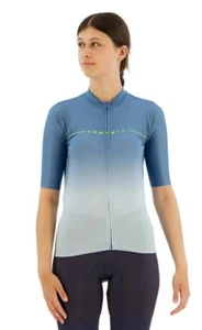 Castelli Womens Salita Short Sleeve Jersey in Steel Blue / Winter Sky Size L - Picture 1 of 4