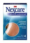 Nexcare 3M Sterile Adhesive Gauze Pad with Absolute Waterproof 3in x 4in 4 Count