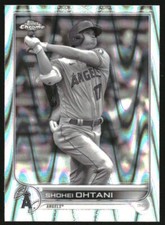 2022 Topps Chrome Sonic Black and White RayWave Refractors #1 Shohei Ohtani
