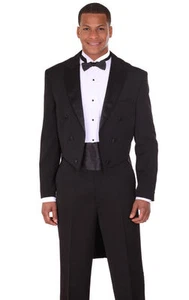 Men's Formal Long Tail Tuxedo Suit comes with pants - Picture 1 of 9