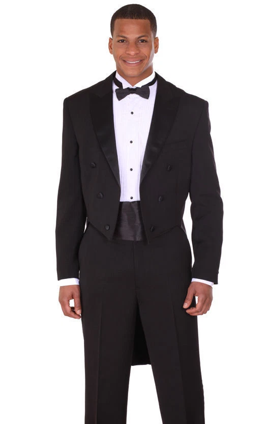 Men's Formal Long Tail Tuxedo Suit comes with pants - Image 1 of 4