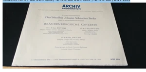 Archiv Produktion Das Schaffen des Johann Sebastian Bachs Brandenburgische Konze - Bild 1 von 1