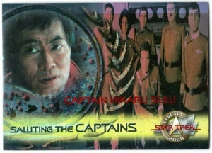 STAR TREK CINEMA 2000 SALUTING THE CAPTAIN INSERT SC6 CAPTAIN HIKARU SULU - Picture 1 of 2