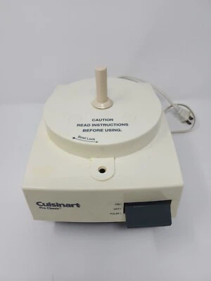 CUISINART DLC-10C CLASSIC PROFESSIONAL FOOD PROCESSOR BASE ONLY TESTED & WORKING - Image 1 of 4