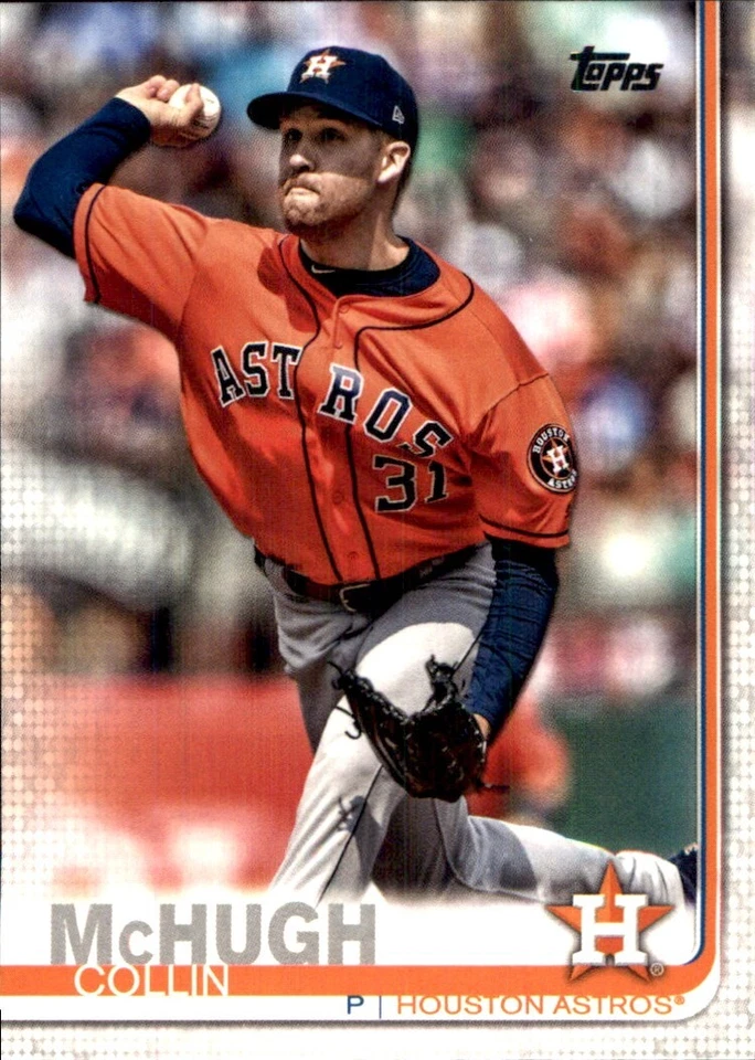 2019 Topps #674 Collin McHugh HOUSTON ASTROS - Image 1 of 2
