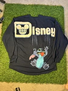 Disney Spirit Jersey Lilo & Stitch Blue Long Sleeve T-Shirt Shirt Adult Large - Picture 1 of 4