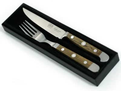 Güde Alpha Fasseiche Besteckset Steakbesteck im Geschenkkarton - Bild 1 von 4