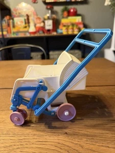 Cochecito doble vintage Mattel 1985 Heart Family - Imagen 1 de 4