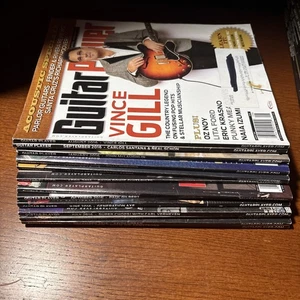 Lot: 13 2016 Guitar Player Magazines Vince Gill Carlos Santana Keith Urban Zappa - Picture 1 of 14