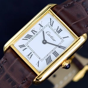 Cartier Must Manual Wind Bronze Case Watch Rare item - Picture 1 of 18
