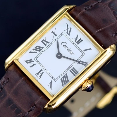 Cartier Must Manual Wind Bronze Case Watch Rare item - Image 1 of 4