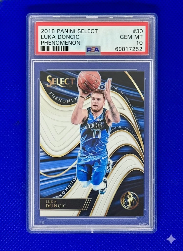 Luka Dončić 10 Graded Rookie Basketball Trading Cards