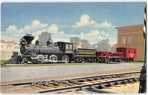 "3 Spot" Train Two Harbors, MN Duluth & Iron Range Railroad Vintage Postcard - Picture 1 of 2