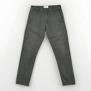 Universal Works Aston Pant Men's W30 L31 Olive Chino Trousers Cotton Twill - Picture 1 of 18