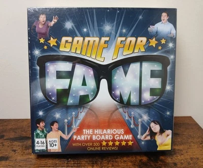 Game For Fame Board Game New And Sealed - Image 1 of 4