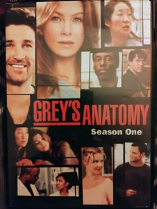 GREY'S ANATOMY SEASON ONE DVD WIDESCREEN ELLEN POMPEO/PATRICK DEMPSEY/SANDRA OH - Picture 1 of 4