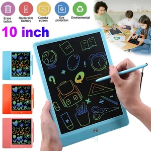 10 Inch LCD Writing Tablet for Kids Colorful Doodle Board Drawing Tablet - Picture 1 of 57